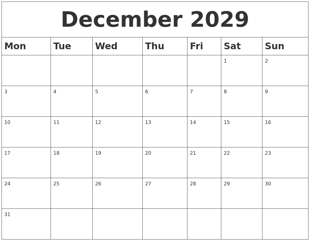 december-2029-blank-calendar
