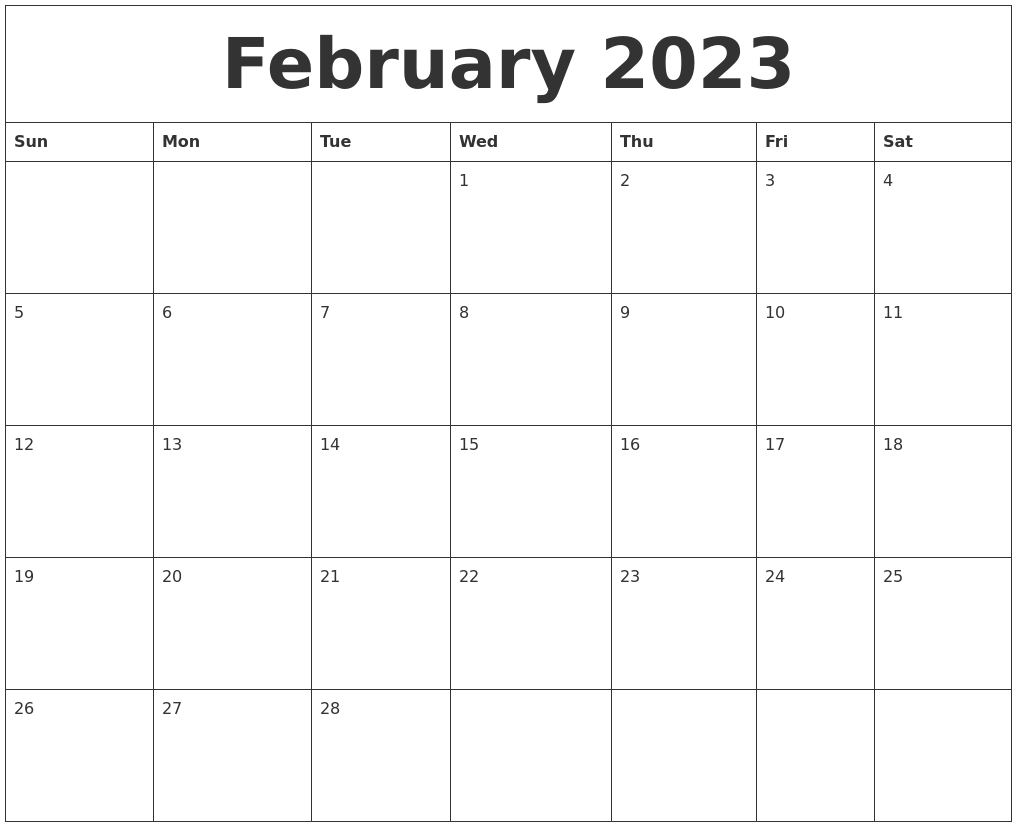 March 2023 Calendar Free Printable