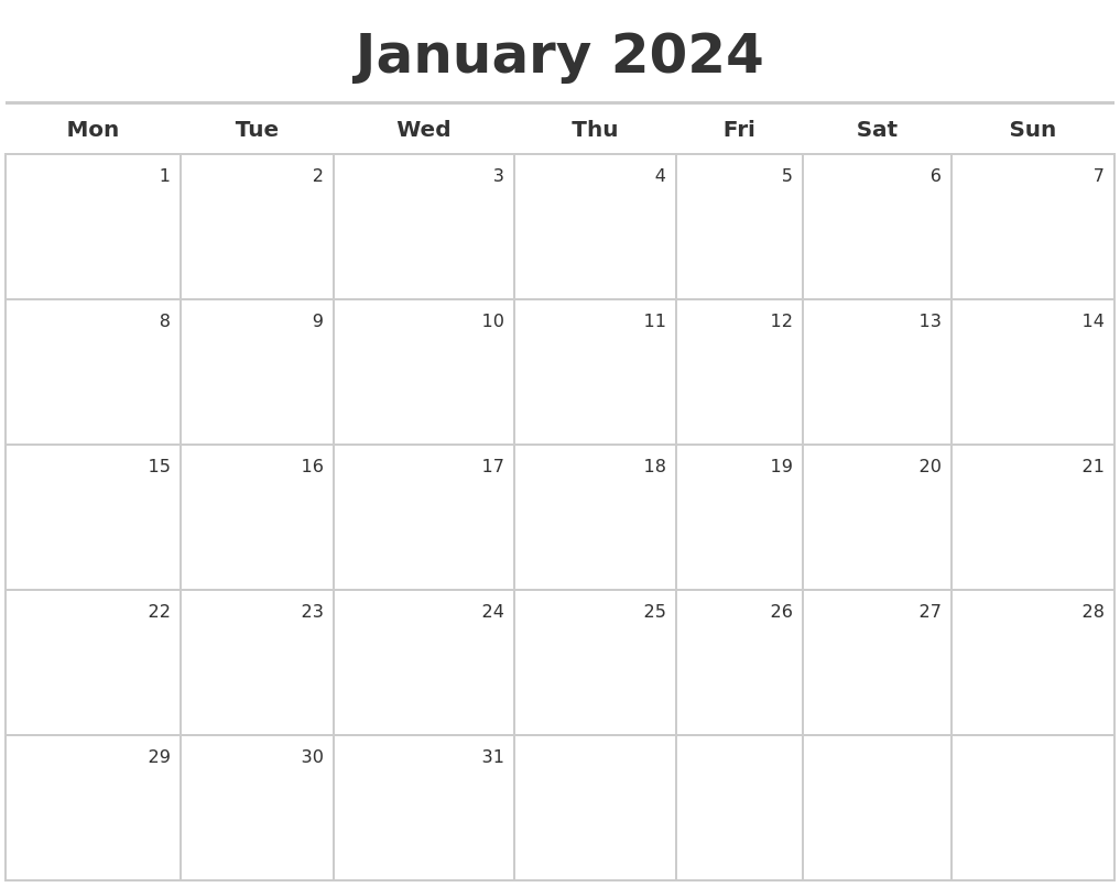 Calendar Maker Online 2024 Calendar 2024 Ireland Printable