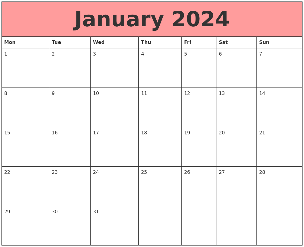 January 2024 Calendar Printable Free Cool Latest List Of Calendar 