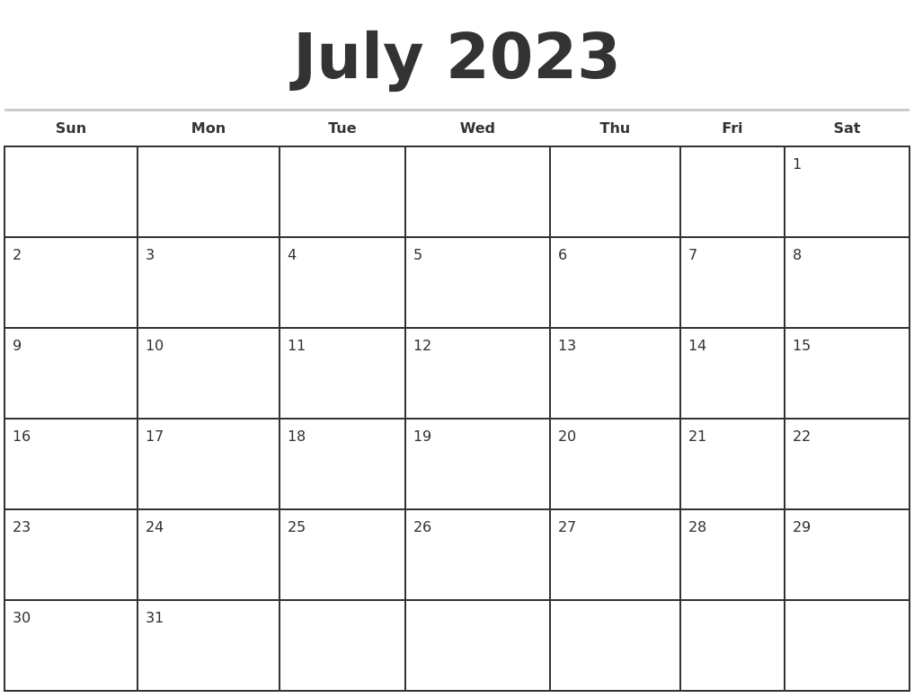 What Happened In July 2023 Schedule PELAJARAN