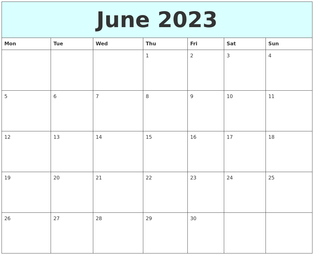 Calendar June 2023 Vector Hd Images 2023 June Month Calendar With Vrogue