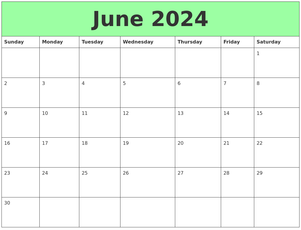 Printable Calendar Template June 2024 Cool Amazing Review of - January ...