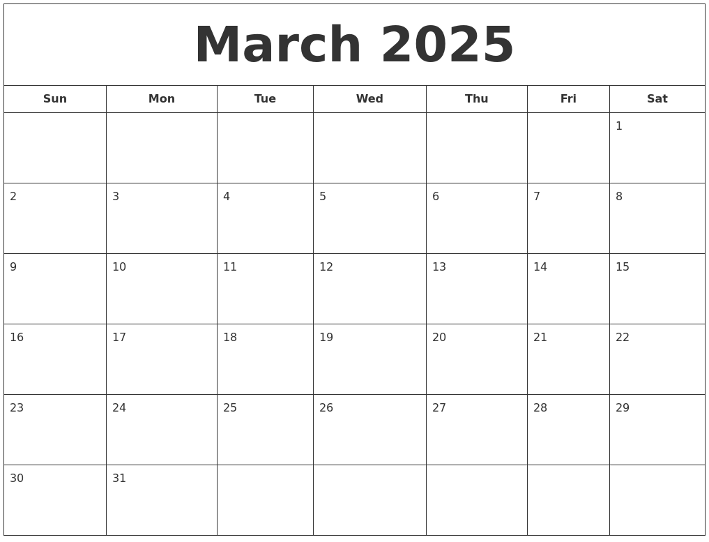 February 2025 Calendar