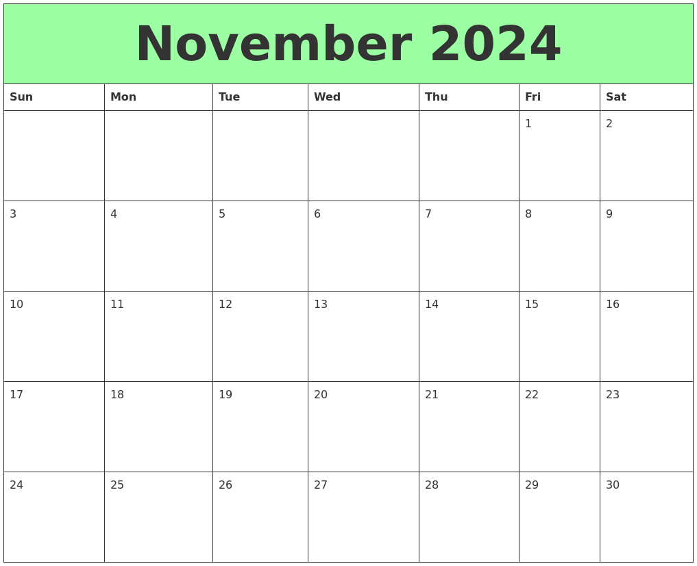 October 2024 Calendars That Work
